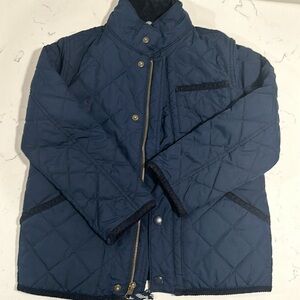 JCrew Field Jacket Boys 6 Navy